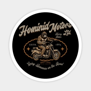 Harry Rider's Hominid Motors - Going Bananas on the Road Magnet